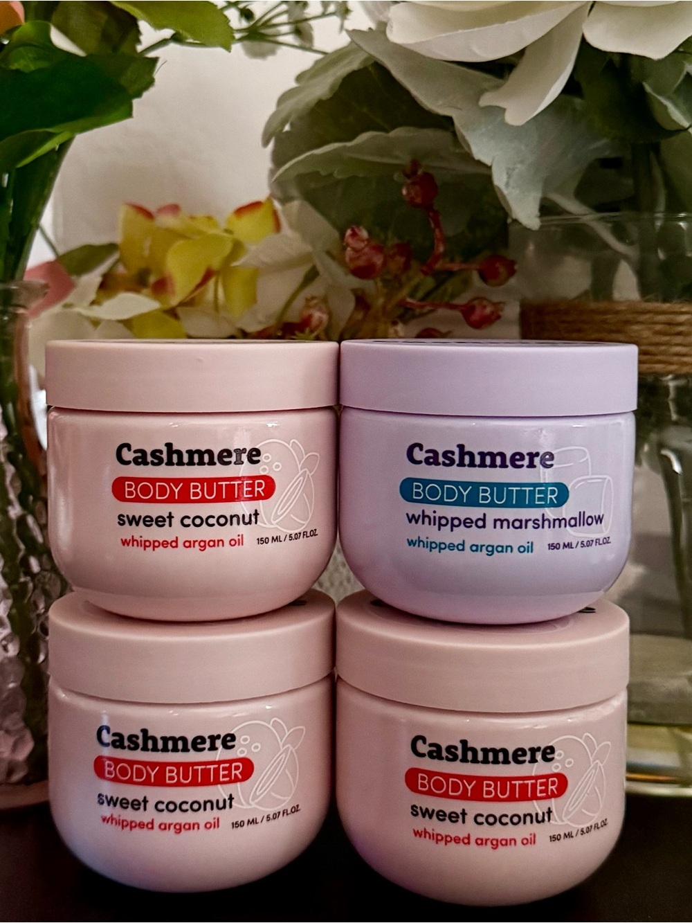 🆕🪷 CASHMERE 4-PIECE BODY BUTTER SET. BRAND NEW SEALED.